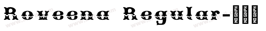 Roveena Regular字体转换